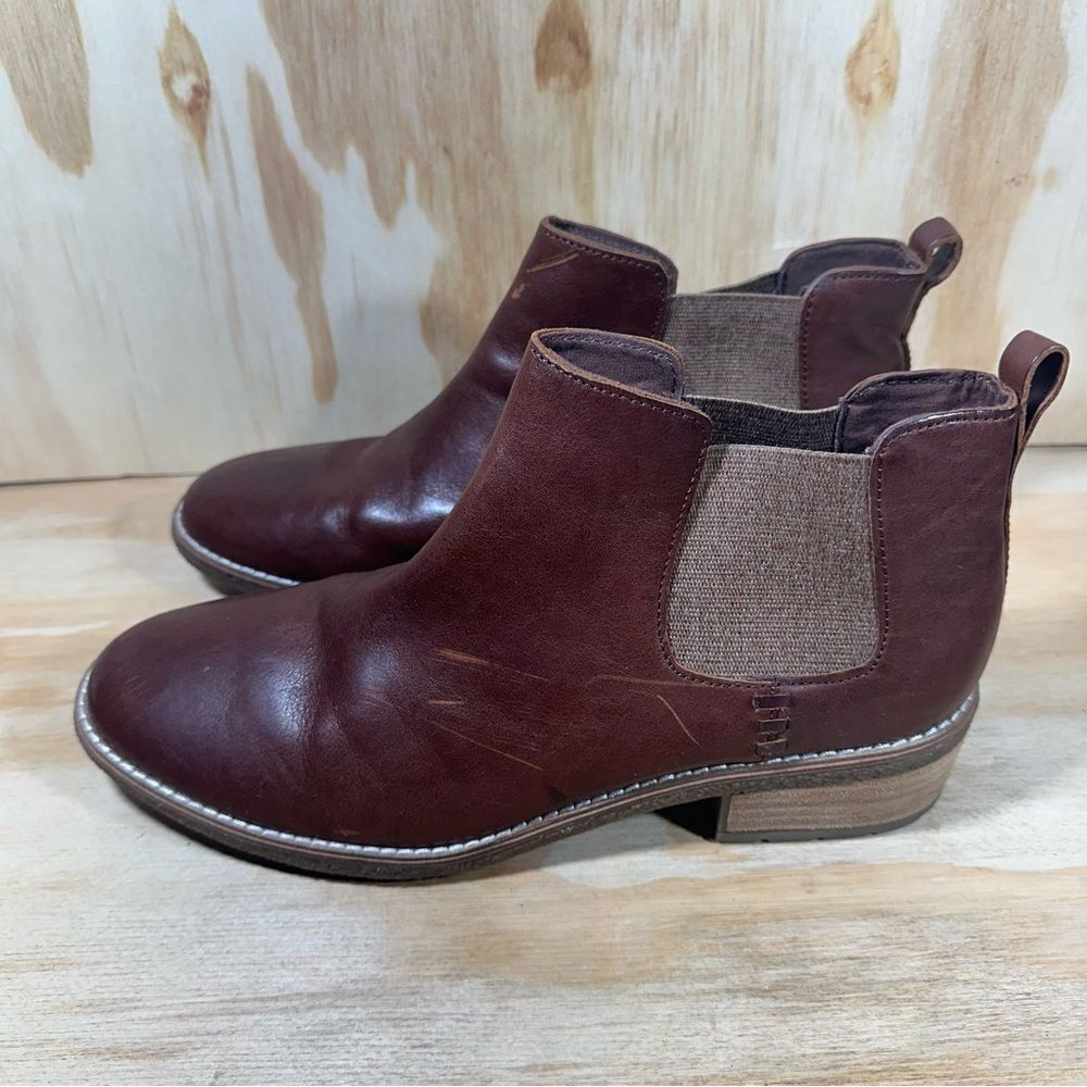 Sperry Dark Brown Ankle Booties Women’s Size 10